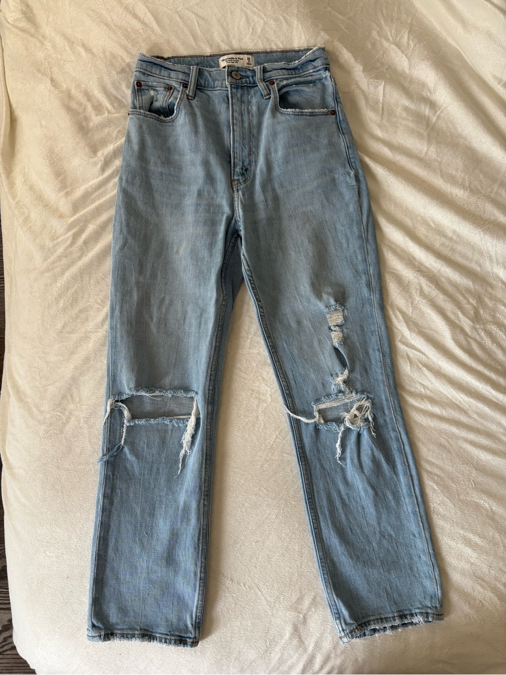 ABERCROMBIE The Ankle Straight Ultra High Rise Women’s Jeans